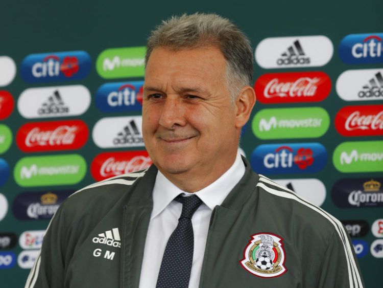 El argentino Gerardo "Tata" Martino es presentado como el nuevo técnico de la selección mexicana de fútbol, durante una conferencia de prensa en Ciudad de México, el lunes 7 de enero de 2019. Foto: Marco Ugarte / AP.