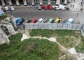 Vista superior del espacio antes ocupado por un edificio derrumbado, en la esquina de las calles Prado y Teniente Rey, en La Habana, donde está prevista la construcción de un hotel. Foto: Otmaro Rodríguez.