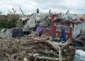 Casa del municipio habanero de Regla, dos días después del tornado del 27 de enero de 2019. Foto: Otmaro Rodríguez.