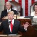 El presidente Donald Trump pronuncia su discurso sobre el Estado de la Unión en sesión conjunta del Congreso en el Capitolio de Washington el martes 5 de febrero de 2019. (AP Foto/Andrew Harnik)