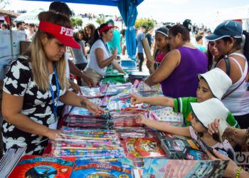 Feria Internacional del Libro de La Habana 2019, en la fortaleza de San Carlos de La Cabaña. Foto: Otmaro Rodríguez / Archivo.