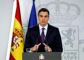 Pedro Sánchez ha asegurado que el reconocimiento a Guaidó tiene un "horizonte claro" y es convocar unas elecciones "en el mejor plazo posible". Foto: EFE.