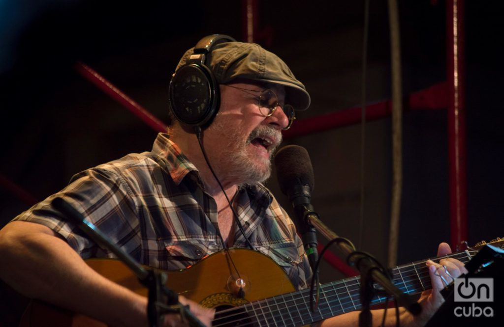 Silvio Rodríguez en un concierto en el poblado habanero de Regla el dia 22 de febrero de 2019. Foto: Otmaro Rodríguez / Archivo.