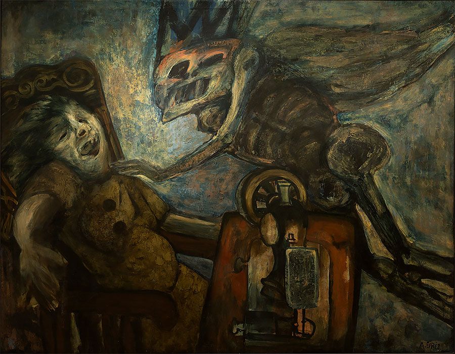 Antonia Eiriz, La anunciación. Foto: Museo Nacional de Bellas Artes, Cuba.