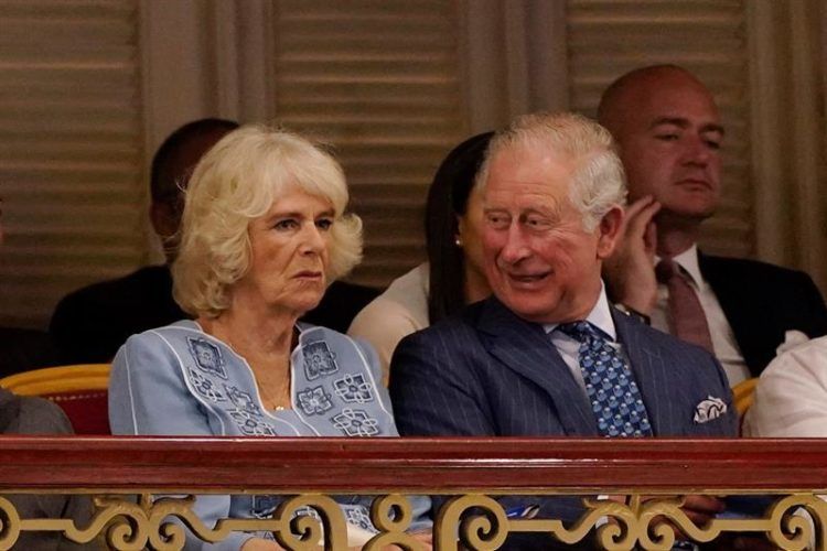 El príncipe Carlos y su esposa Camila, duquesa de Cornualles, asisten a evento en Gran Teatro de La Habana Alicia Alonso. Foto: Alexander Meneghini / Pool / EFE.