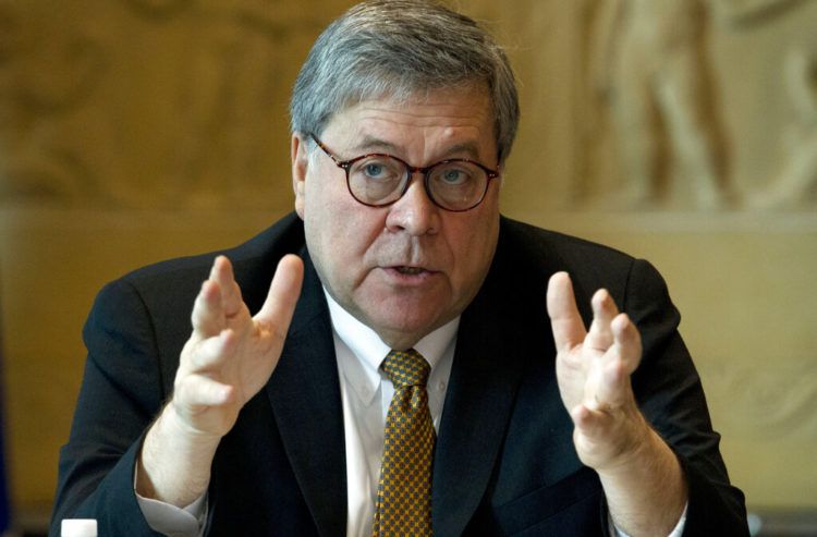 El fiscal general William Barr. Foto: Jose Luis Magana/AP.