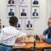 Hikaru Nakamura y Leinier Domínguez entablaron en la penúltima ronda del Nacional de Estados Unidos. Foto: US Chess