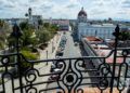 Parque José Martí, en Cienfuegos. Foto: Otmaro Rodríguez.