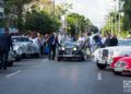 El Príncipe Carlos de Inglaterra y su esposa Camila, duquesa de Cornualles, llegan en un auto clásico británico al parque de 17 y 6 en el Vedado, La Habana, el 26 de marzo de 2019. Foto: Otmaro Rodríguez.