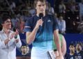 El alemán Alexander Zverev, ganador en dobles masculino junto a su hermano Misha y segundo puesto en el torneo individual. Foto: Jesús Adonis Martínez.