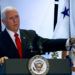 El vicepresidente estadounidense Mike Pence habla durante un evento de Latino Coalition, una organización conservadora de empresarios hispanos en Washington el miércoles 6 de marzo de 2019. Foto> Jose Luis Magana /AP.