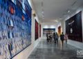 Obras de Abdoulaye Konaté en el Centro de Arte Contemporáneo Wifredo Lam, durante la XIII Bienal de La Habana. Foto: Otmaro Rodríguez.