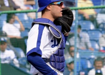 Ariel Martínez en los Dragones de Chunichi. Foto: Tomada de Pelota Cubana