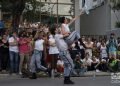 Actuación de la compañía Acosta Danza, en la apertura artística del corredor cultural de la Calle Línea, el sábado 27 de abril de 2019 durante la XIII Bienal de La Habana. Foto: Otmaro Rodríguez.