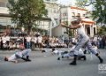 Actuación de la compañía Acosta Danza, en la apertura artística del corredor cultural de la Calle Línea, el sábado 27 de abril de 2019 durante la XIII Bienal de La Habana. Foto: Otmaro Rodríguez.