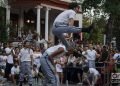 Actuación de la compañía Acosta Danza, en la apertura artística del corredor cultural de la Calle Línea, el sábado 27 de abril de 2019 durante la XIII Bienal de La Habana. Foto: Otmaro Rodríguez.