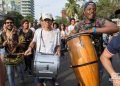 Apertura artística del corredor cultural de la Calle Línea, el sábado 27 de abril de 2019 durante la XIII Bienal de La Habana. Foto: Otmaro Rodríguez.