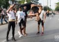 Apertura artística del corredor cultural de la Calle Línea, el sábado 27 de abril de 2019 durante la XIII Bienal de La Habana. Foto: Otmaro Rodríguez.