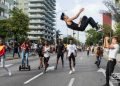 Apertura artística del corredor cultural de la Calle Línea, el sábado 27 de abril de 2019 durante la XIII Bienal de La Habana. Foto: Otmaro Rodríguez.