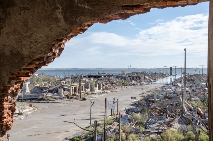 Epecuén, la villa fantasma. Foto: Kaloian.