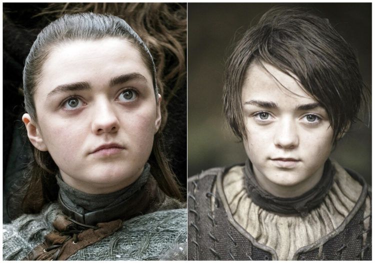 La actriz Maisie Williams como Arya Stark en "Game of Thrones". La temporada final de la popular serie se estrena el 14 de abril. Foto: HBO vía AP.