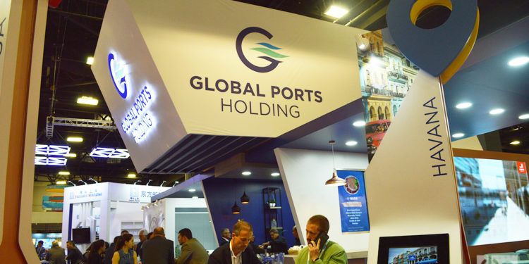 Global Ports Holding en el evento Seatrade Global. Foto: Marita Pérez Díaz.