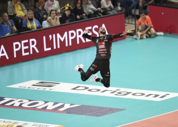 Osmany Juantorena lideró al Lube Civitanova en su camino a la final. Foto: Tomada de Lega Volley