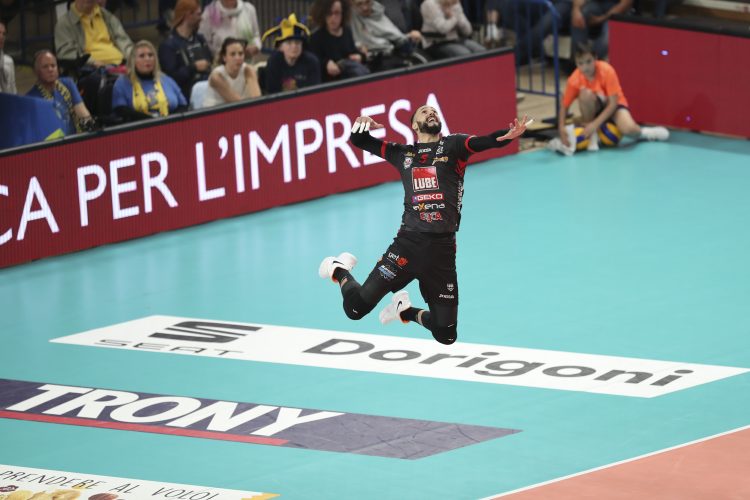 Osmany Juantorena lideró al Lube Civitanova en su camino a la final. Foto: Tomada de Lega Volley