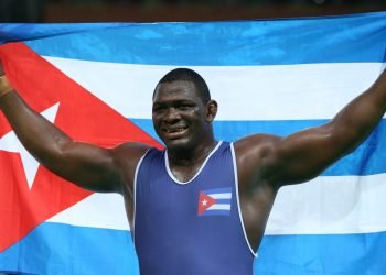 El multicampeón cubano Mijaín López, tres veces titular olímpico y cinco del mundo en la lucha grecorromana. Foto: scoopnest.com