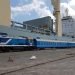 Nuevos coches chinos para el ferrocarril cubano en el puerto de La Habana, el 19 de mayo de 2019. Foto: @JuventudRebelde / Twitter.