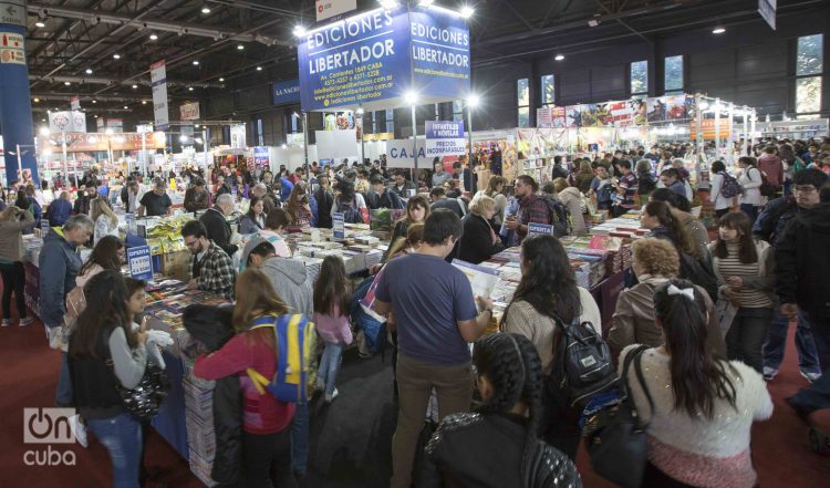 Feria Internacional del Libro de Buenos Aires, en la cual La Habana será la ciudad invitada en el 2020.. Foto: Kaloian