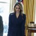 La ex directora de Comunicaciones de la Casa Blanca, Hope Hicks. Foto: Evan Vucci/AP.