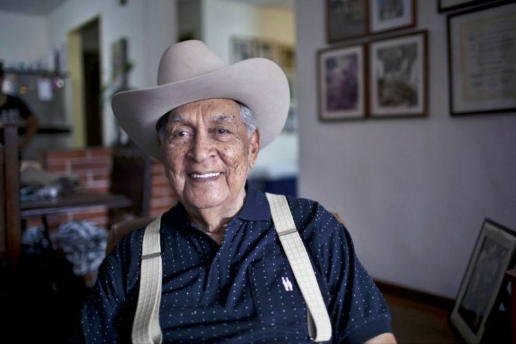 Juan Vicente Torrealba, falleció a los 102 años. Foto: AP.