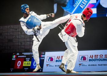 Rafael Alba en Manchester. Foto: Tomada de World Taekwondo