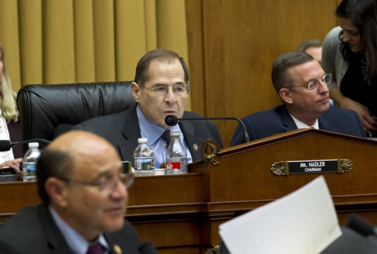 El presidente del Comité Judicial de la Cámara de Representantes, Jerrold Nadler. Foto: AP.