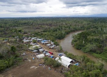 El poblado indígena de Peñitas, en la provincia de Darién, Panamá, el 10 de mayo de 2019. Foto: Arnulfo Franco / AP.