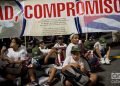 Desfile por el Día Internacional de los Trabajadores, el 1ro de mayo de 2019 en la Plaza de la Revolución "José Martí" de La Habana. Foto: Otmaro Rodríguez.