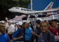 Desfile por el Día Internacional de los Trabajadores, el 1ro de mayo de 2019 en la Plaza de la Revolución "José Martí" de La Habana. Foto: Otmaro Rodríguez.