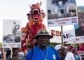 Desfile por el Día Internacional de los Trabajadores, el 1ro de mayo de 2019 en la Plaza de la Revolución "José Martí" de La Habana. Foto: Otmaro Rodríguez.