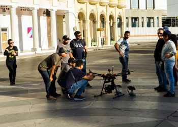 Rodaje de la cinta Habana Selfies. Foto: Habanaselfiesfilm.com