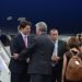 A su llegada a la isla en noviembre de 2016, Justin Trudeau fue recibido por Miguel Díaz-Canel Bermúdez, entonces primer vicepresidente de los Consejos de Estado y de Ministros. Foto: Joaquín Hernández Mena/Trabajadores.