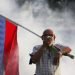 Opositor al presidente venezolano Nicolás Maduro en Caracas,  el martes 30 de abril de 2019.  Foto: Boris Vergara / AP.