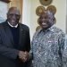 El primer vicepresidente cubano, Salvador Valdés Mesa (i), junto al presidente de ese país, Cyril Ramaphosa, durante el encuentro en Pretoria. Foto: Embajada de Cuba en Sudáfrica/EFE.