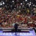 El presidente Donald Trump habla durante un mitin para lanzar su campaña de reelección en el Amway Center, el martes 18 de junio de 2019, en Orlando, Florida. Foto: Evan Vucci/AP.