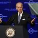 El ex vicepresidente estadounidense Joe Biden habla en el Instituto Edward M. Kennedy del Senado en Boston, el 18 de octubre de 2016. Foto: Elise Amendola / AP.