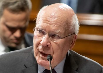 El senador Leahy en una intervención en el Senado en marzo pasado. Foto: Despacho senatorial.