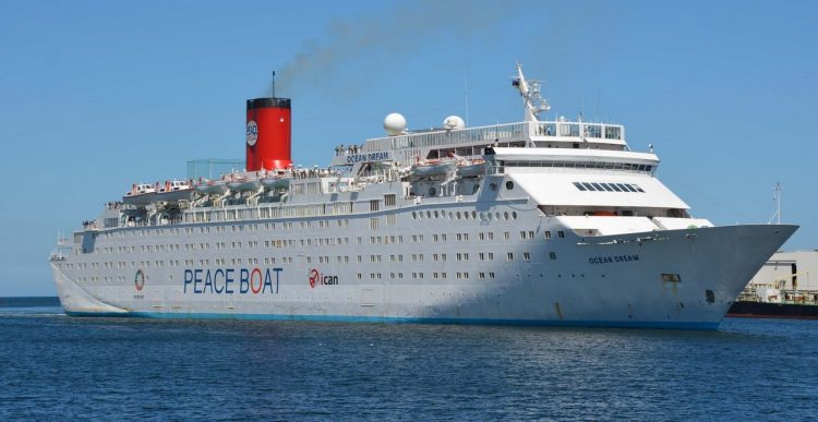 El Peace Boat o Crucero por la Paz. Foto: miradainformativa.com