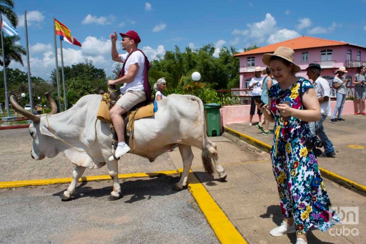 Turistas en Viñales, en el occidente de Cuba. Foto: Otmaro Rodríguez / Archivo.