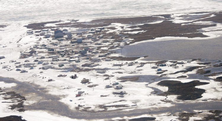 En esta fotografía del 24 de mayo de 2006 se muestra la localidad de Newtok, Alaska.Foto: AP Foto/Al Grillo/Archivo.