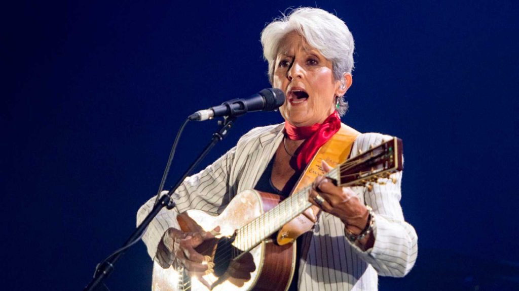 Joan Baéz durante concierto de despedida en Madrid. Foto: RTVE.es